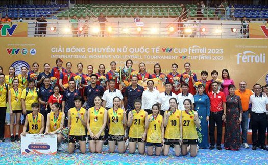 Kết quả chung kết bóng chuyền VTV Cup 2023: Việt Nam 1 vô địch thuyết phục