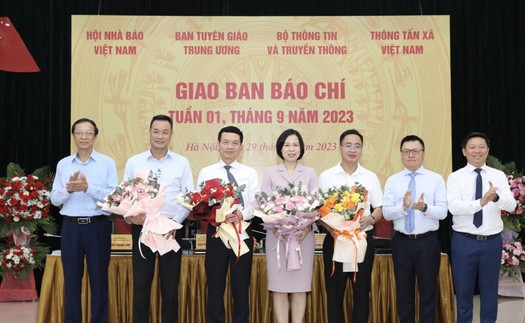 Giao ban báo chí Mùa thu 2023: Cùng mở hướng đi - Mọi cơ quan báo chí sẽ trở thành cơ quan báo chí số