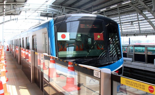 Hôm nay chạy thử toàn tuyến Metro số 1 ở TP.HCM