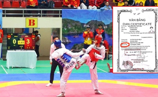 Tranh cãi sau vụ Bằng giả thắng bằng thật, đoạt huy chương vàng taekwondo ở Đại hội TDTT toàn quốc