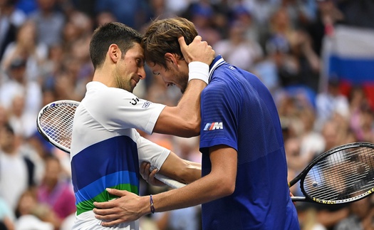 Kết quả US Open hôm nay 11/9: Djokovic 3-0 Medvedev