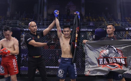 Võ sỹ là một phóng viên ra đòn 'nhanh như chớp', hạ knock-out đối thủ tại LION Championship