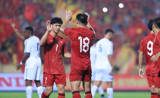 Kết quả bóng đá Việt Nam vs Palestine (2-0): Tuấn Hải lập công, Công Phượng nổ súng