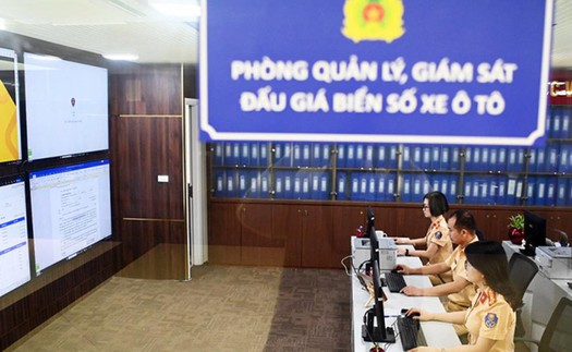 Ngày 15/9, đấu giá lại 11 biển số xe ô tô phiên đấu giá thứ nhất