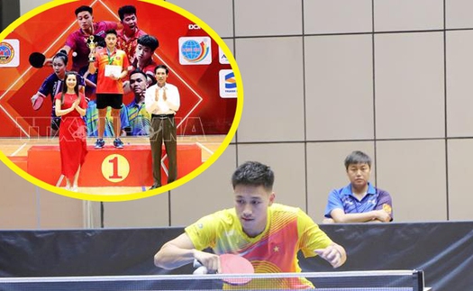 Thắng áp đảo đối thủ Trung Quốc 4-0, tay vợt Việt Nam giành chức vô địch giải quốc tế ấn tượng