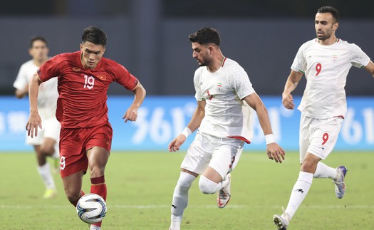 Kết quả bóng đá Olympic Việt Nam vs Iran