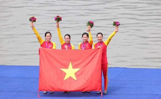 ASIAD 19: Rowing 'mở hàng' huy chương