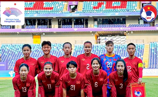 Bảng xếp hạng bóng đá nữ ASIAD 2023 hôm nay