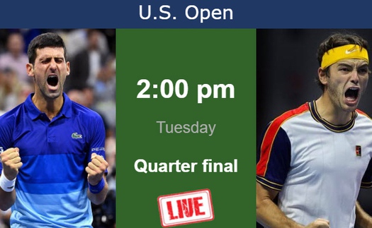 Link xem trực tiếp Taylor Fritz vs Djokovic (00h30, 6/9), vòng tứ kết US Open 2023 