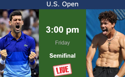 Link xem trực tiếp Djokovic vs Shelton (02h00, 9/9), vòng bán kết US Open 2023 