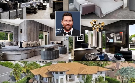 'Trầm trồ' trước biệt thự 260 tỷ đồng của Messi ở Miami