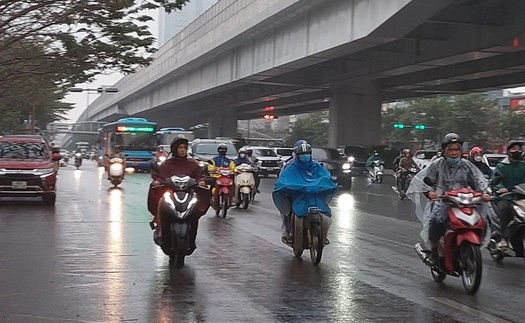 Thủ đô Hà Nội tiếp tục mưa rét trong hai ngày cuối tuần