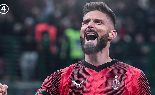 Kết quả Serie A: Giroud 'gieo sầu' cho Mourinho, AC Milan thắng 3-1 trước AS Roma