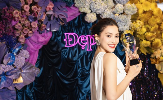 Hoa hậu Tiểu Vy 'ẵm' giải Pretty Lady tại Đẹp Awards 2023 