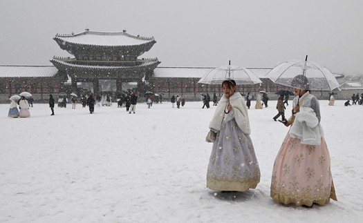 Hàn Quốc: Giá rét bao trùm, nhiệt độ ở thủ đô Seoul giảm sâu xuống -21,7 độ C