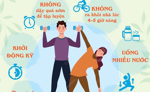 Lưu ý khi tập thể dục những ngày trời lạnh