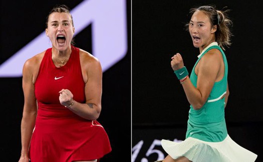 Lịch thi đấu Australian Open hôm nay 27/1: Xem trực tiếp Qinwen Zheng vs Sabalenka