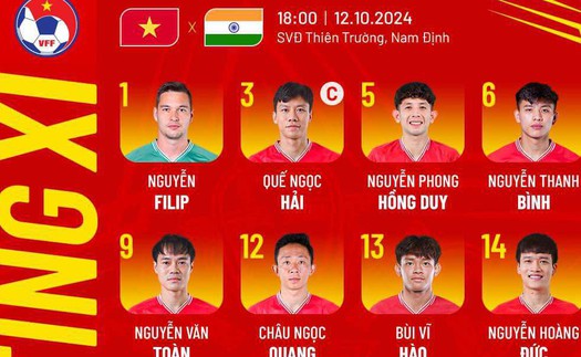 Đội hình xuất phát của ĐT Việt Nam: 2 tiền đạo hay nhất V-League dự bị, HLV Kim đặt niềm tin ở chân sút 21 tuổi