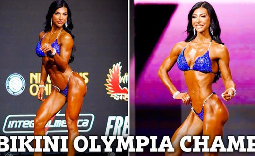 VĐV thể hình gây sốt với màn 'lột xác' ngoạn mục, đăng quang Bikini Olympia 2024