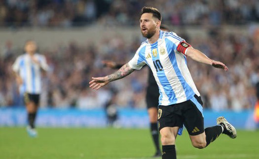 Messi lập hat-trick tuyệt đỉnh, tiến sát kỷ lục kiến tạo trong ngày Argentina thắng với tỉ số tennis