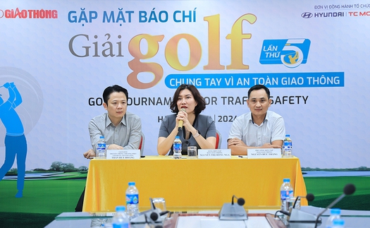 Hơn 200 golfer tham dự giải golf Chung tay vì ATGT 2024