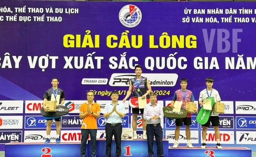 Tay vợt dự Olympic Đức Phát hạ 'tượng đài' cầu lông Việt Nam, vô địch quốc gia như 'lộ trình'