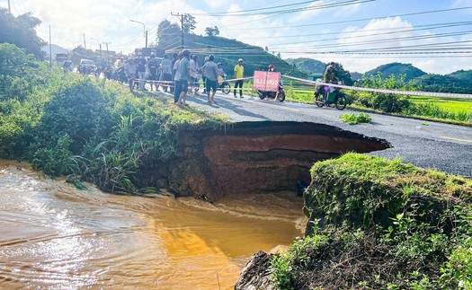 Nhiều đồi đất ở Lâm Đồng có nguy cơ sạt lở cao