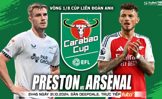 Nhận định, soi tỷ lệ Preston vs Arsenal 2h45 ngày 31/10, vòng 1/8 Cúp Liên đoàn Anh