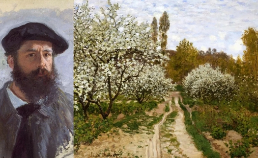 Đấu giá bức tranh cây táo đặc biệt của Claude Monet