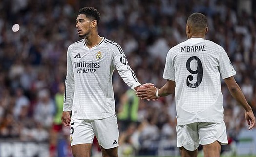 Jude Bellingham 'mất ngôi' tại Real Madrid, lý do có liên quan đến Mbappe