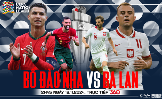 Nhận định, soi tỷ lệ Bồ Đào Nha vs Ba Lan (2h45, 16/11), vòng bảng Nations League