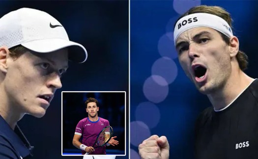 Tốc hành vào chung kết ATP Final, Jannik Sinner tái ngộ bại tướng ở vòng bảng, sáng cửa đăng quang