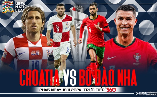 Nhận định, soi tỷ lệ Croatia vs Bồ Đào Nha 2h45 hôm nay 19/11, UEFA Nations League vòng bảng