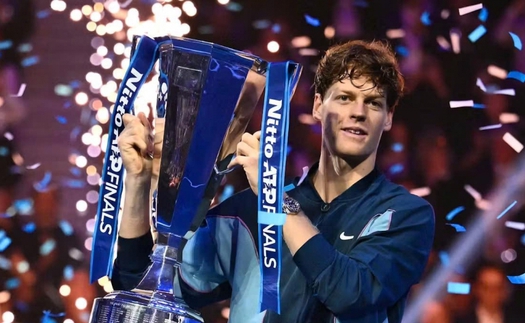 Thắng trận chung kết mà không mất quá nhiều sức, Jannik Sinner vô địch ATP Finals 2024