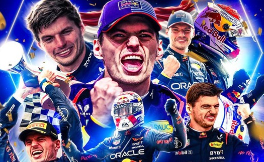 Max Verstappen vô địch thế giới lần thứ 4 liên tiếp, xô đổ nhiều cột mốc đặc biệt trong lịch sử F1