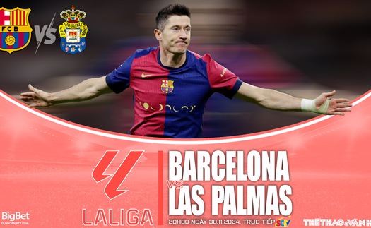 Nhận định, soi tỷ lệ Barcelona vs Las Palmas 20h hôm nay 30/11, La Liga vòng 15