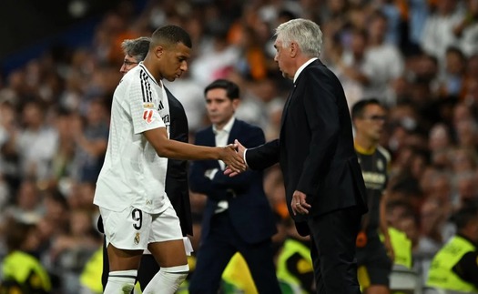 Carlo Ancelotti xác nhận Mbappe chính là vấn đề lớn nhất của Real Madrid