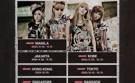 2NE1 tổ chức 2 đêm concert tại Việt Nam