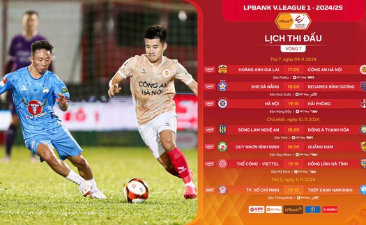 Bảng xếp hạng V-League vòng 8: Thanh Hóa chắc ngôi đầu, CAHN tụt sâu