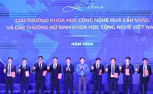 10 nhà khoa học trẻ xuất sắc được nhận Giải thưởng Quả Cầu Vàng 2024