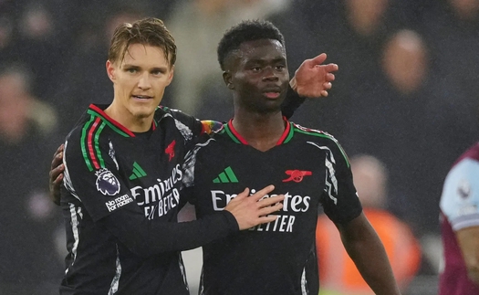 Arsenal sẵn sàng đua vô địch với Saka và Odegaard