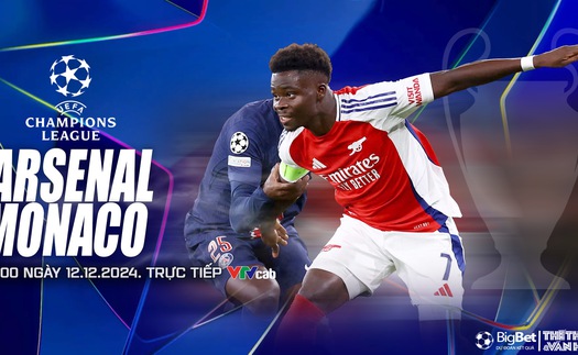 Nhận định, soi tỷ lệ Arsenal vs Monaco 03h00 ngày 12/12, cúp C1 châu Âu