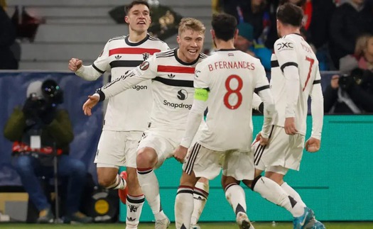 Kết quả Europa League: Hojlund tỏa sáng, MU thắng trận sân khách đầu tiên tại châu Âu sau 20 tháng