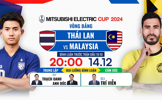 Lịch thi đấu bóng đá hôm nay 14/12: Trực tiếp Timor Leste vs Singapore, Thái Lan vs Malaysia