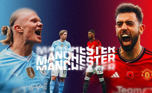 Link xem trực tiếp bóng đá Man City vs MU 23h30 hôm nay, vòng 16 Ngoại hạng Anh