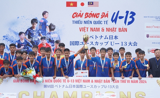 Kết thúc giải bóng đá thiếu niên quốc tế U13 Việt Nam & Nhật Bản