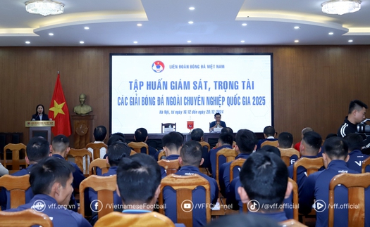 Khai mạc tập huấn giám sát, trọng tài các giải ngoài chuyên nghiệp quốc gia năm 2025