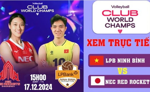 Link xem trực tiếp Bích Tuyền thi đấu: CLB Ninh Bình vs NEC Red Rockets