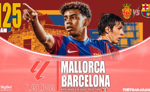 Nhận định, soi tỷ lệ Mallorca vs Barcelona 1h hôm nay 4/12, vòng 19 La Liga