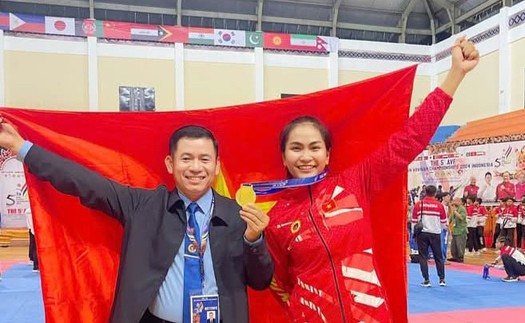 ĐT Vovinam của Việt Nam tạo 'cơn mưa vàng' ở giải vô địch châu Á